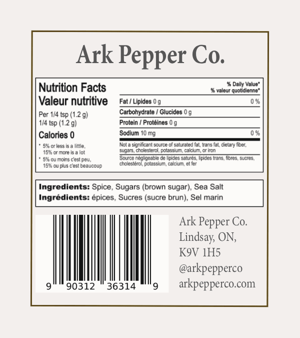 Citrus Sea SaltSeasoningArk Pepper Co.