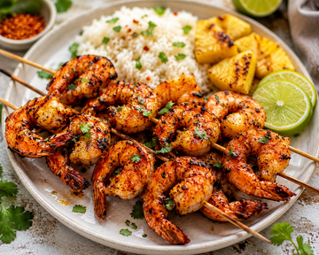 Sweet & Spicy Grilled Shrimp Skewers - Ark Pepper Co.