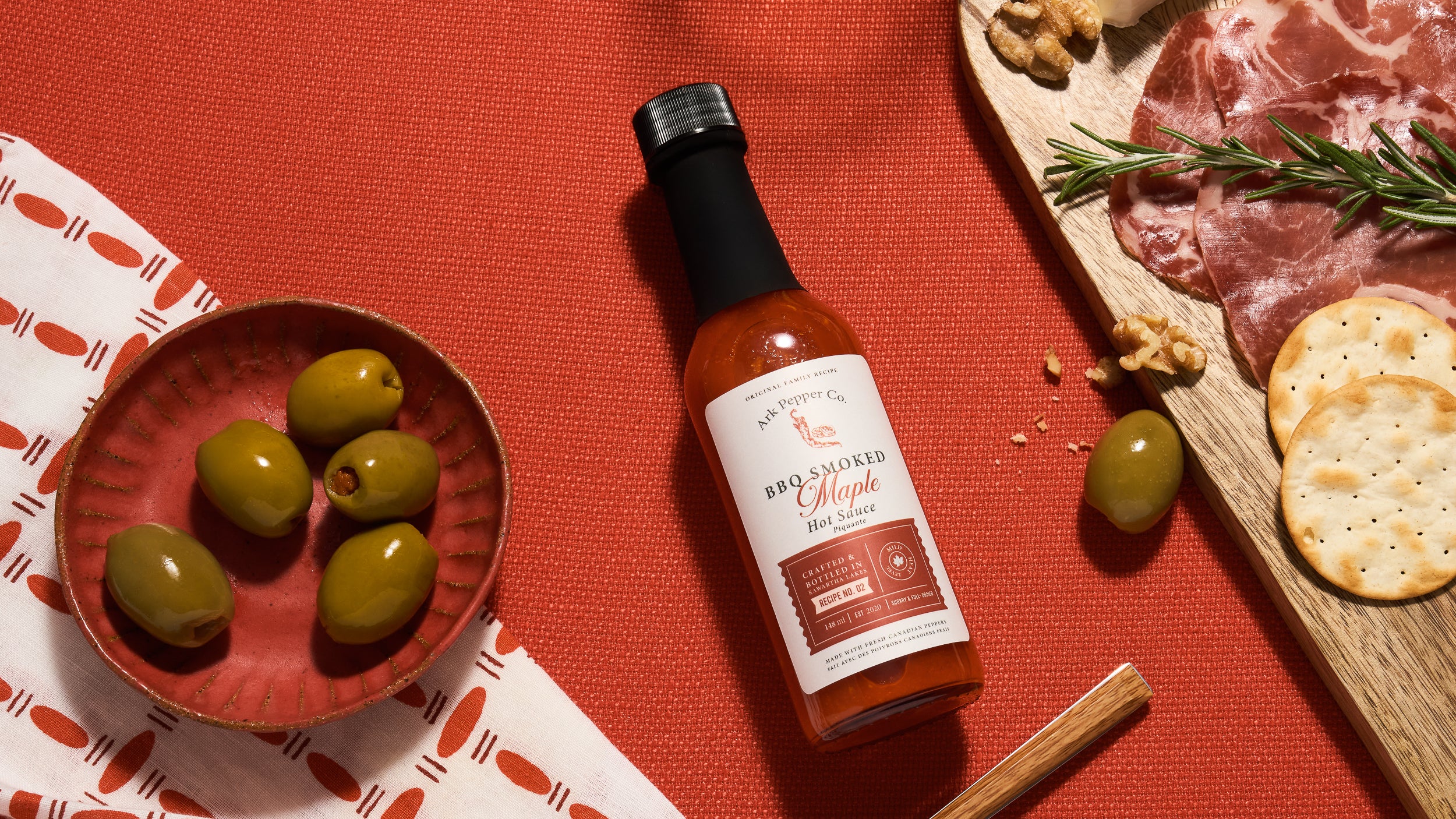 Ark Pepper Co. BBQ Smoked Maple Hot Sauce Kawartha Lakes Ontario Canada