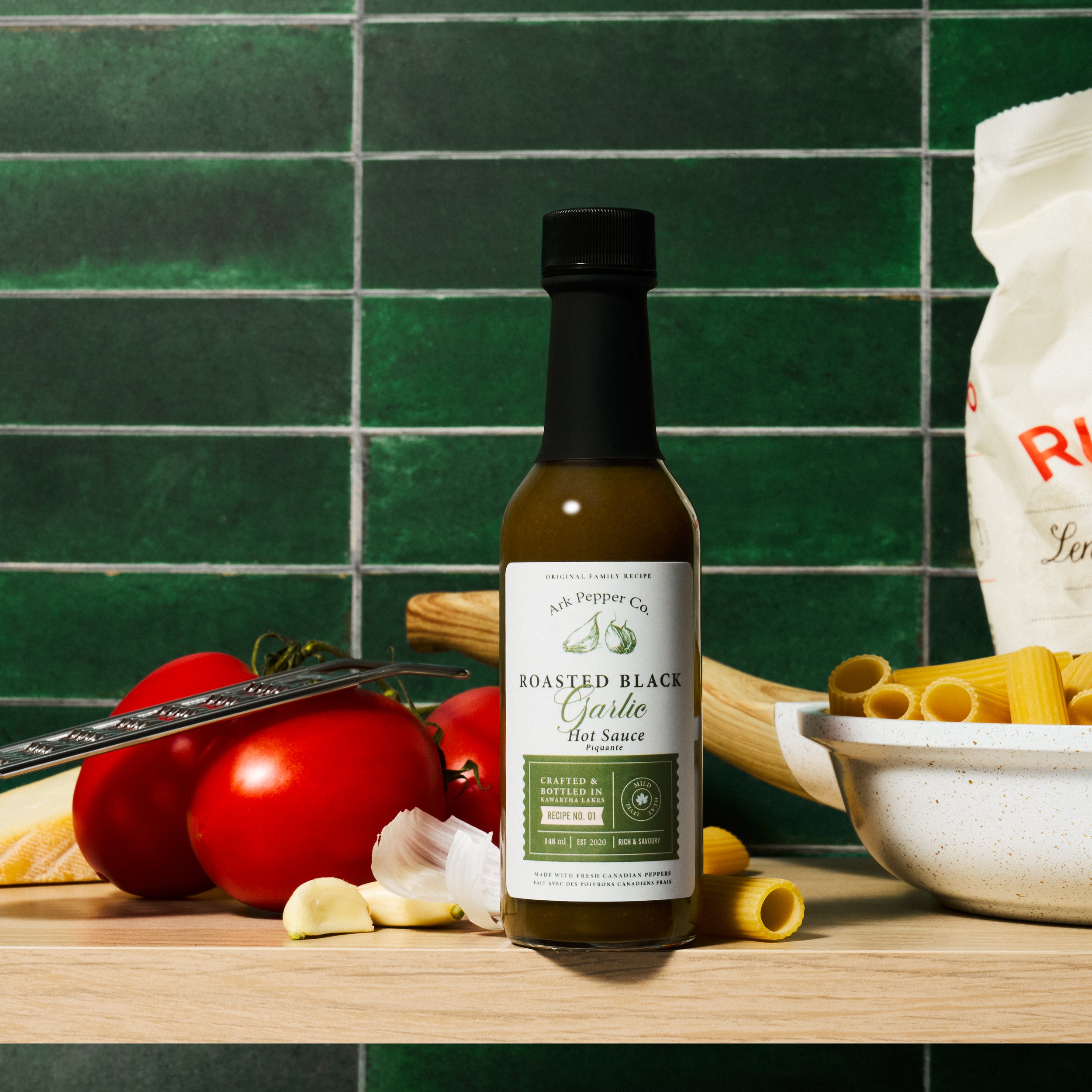 Ark Pepper Co. Roasted Black Garlic Hot Sauce Kawartha Lakes Ontario Canada