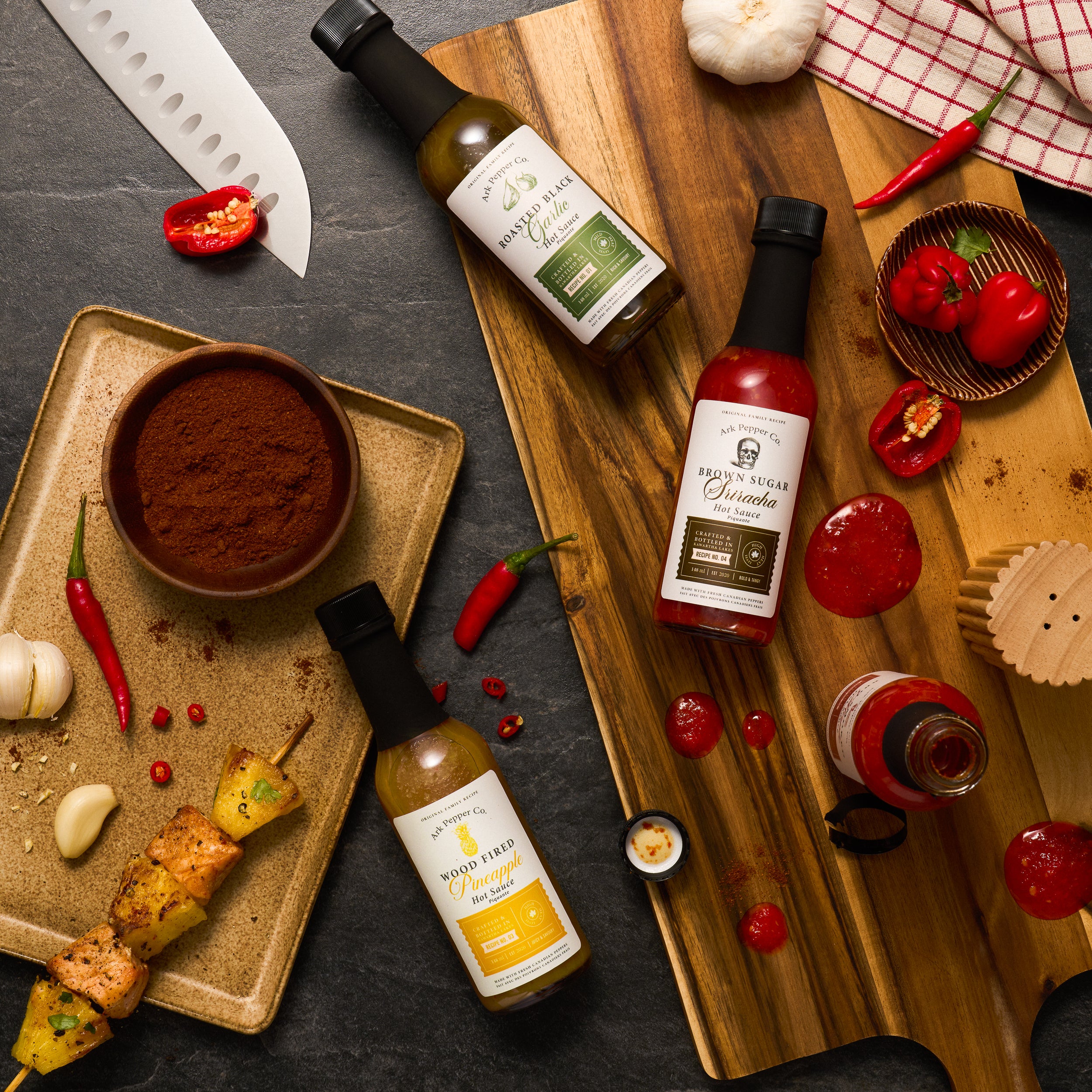 Ark Pepper Co. flavour first hot sauce kawartha lakes ontario canada