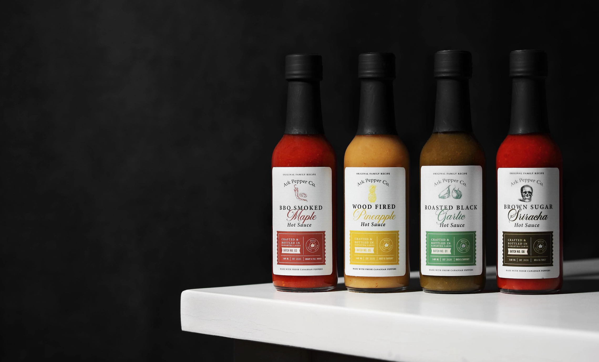 Ark Pepper Co. Flavour First Canadian Hot Sauce Hero Image