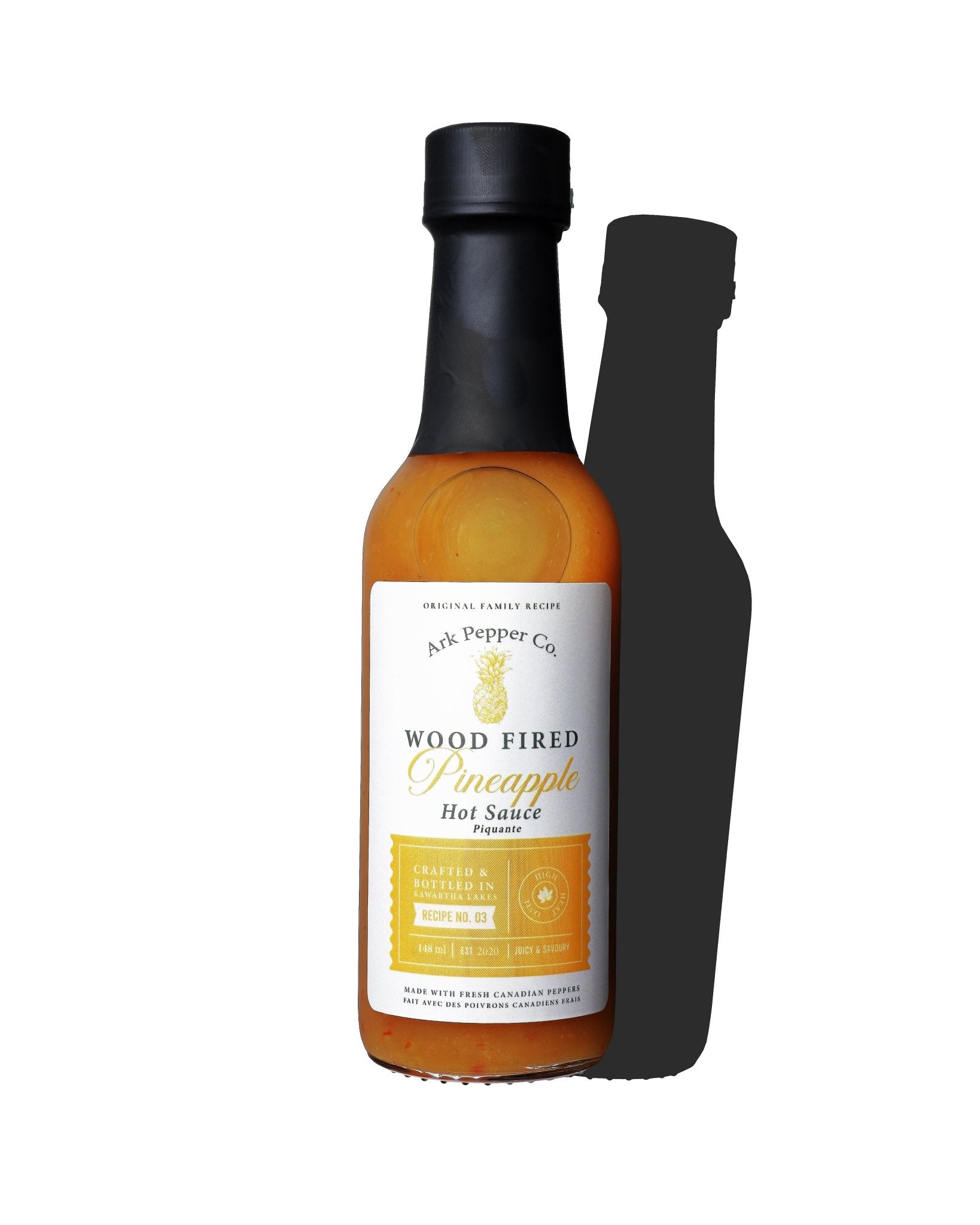 Wood Fired Pineapple Hot Sauce Ark Pepper Co. Kawartha Lakes Ontario Canada