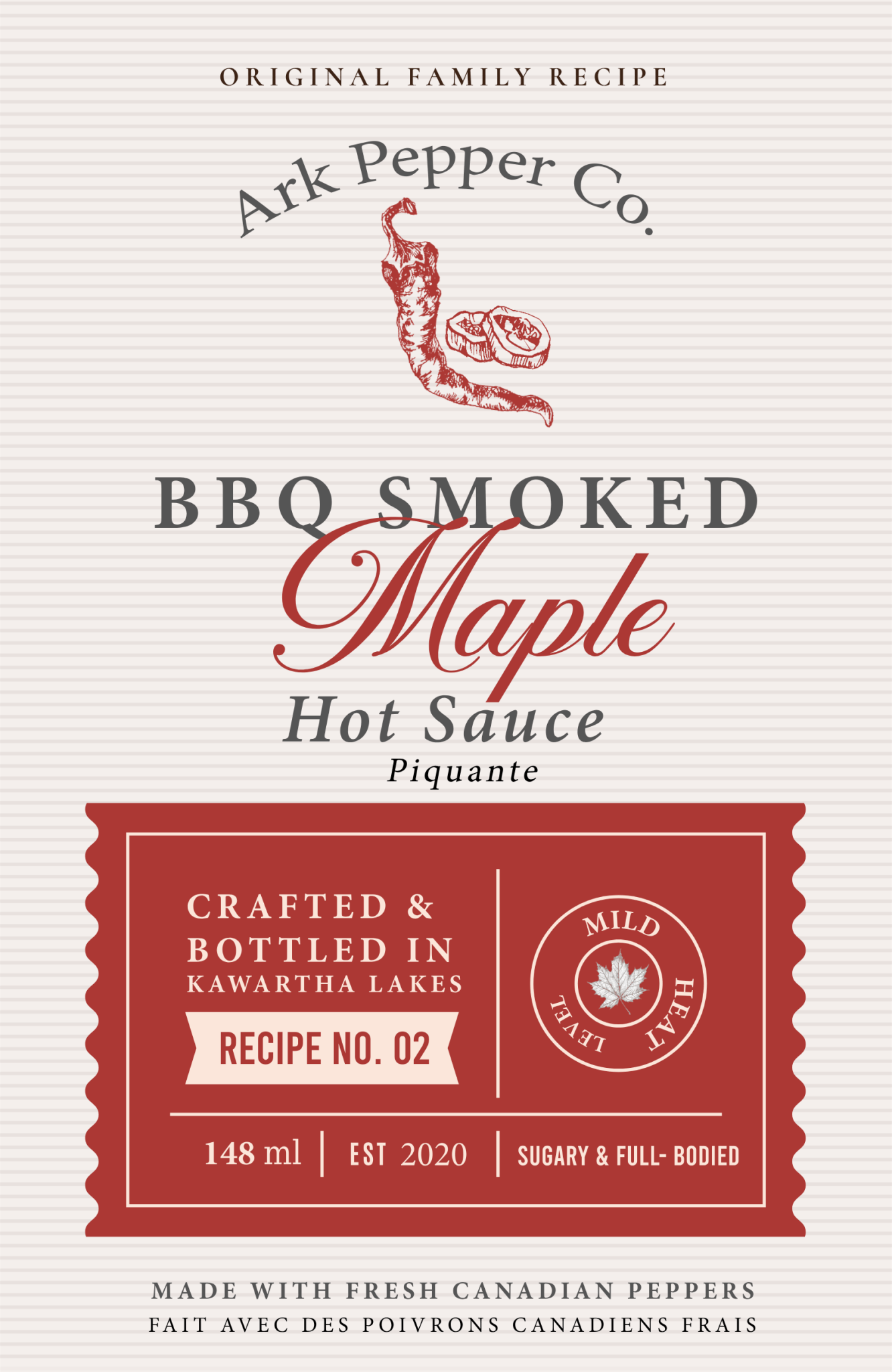 BBQ Smoked MapleHot SauceArk Pepper Co.