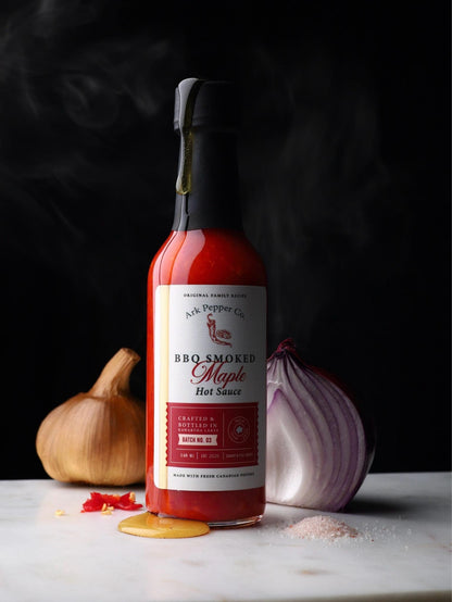 Shop BBQ Smoked Maple hot sauce Ark Pepper Co.