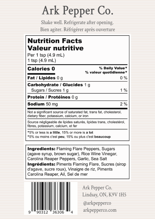 Brown Sugar SrirachaHot SauceArk Pepper Co.