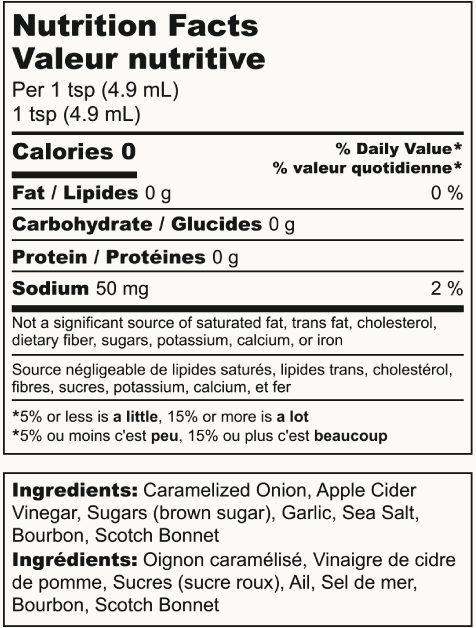 Caramelized Onion BourbonHot SauceArk Pepper Co.