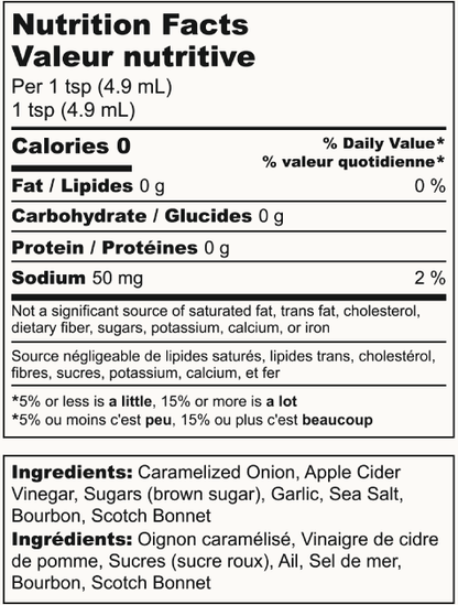 Caramelized Onion BourbonHot SauceArk Pepper Co.