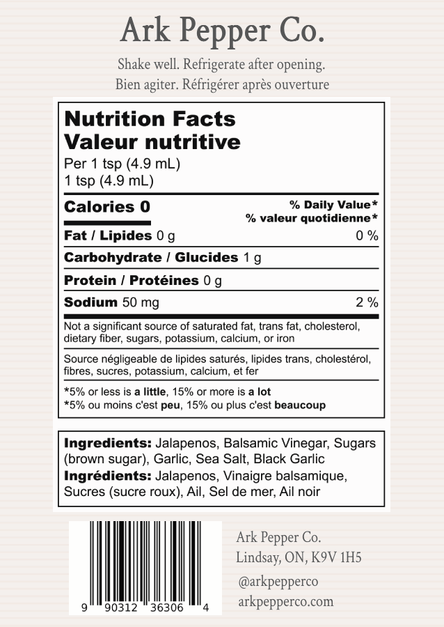 Roasted Black GarlicHot SauceArk Pepper Co.