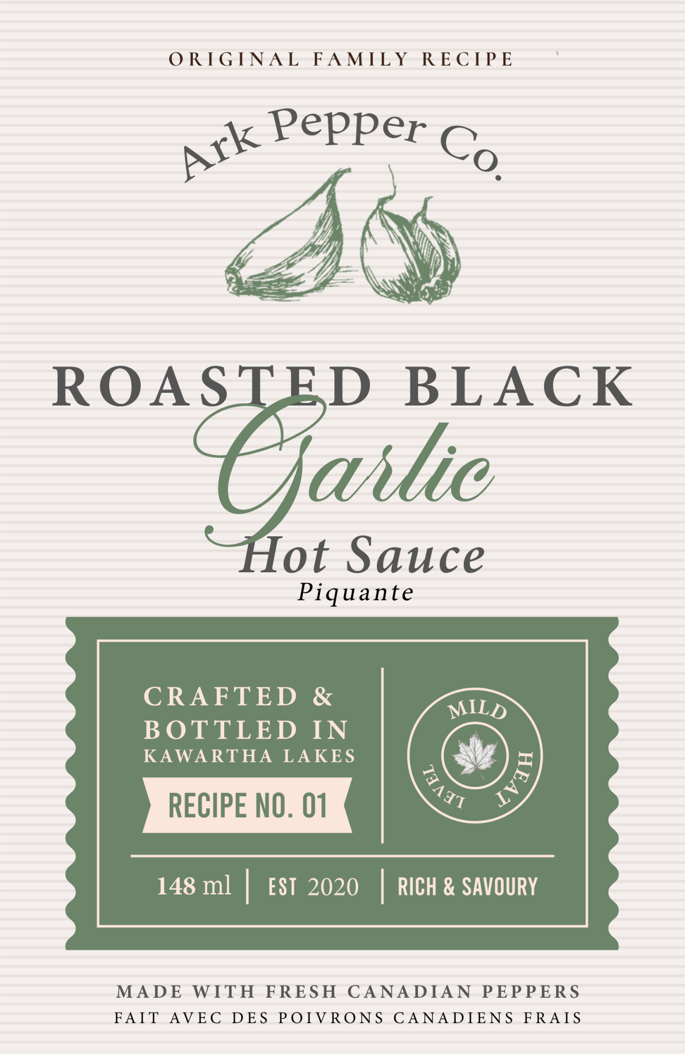 Roasted Black GarlicHot SauceArk Pepper Co.