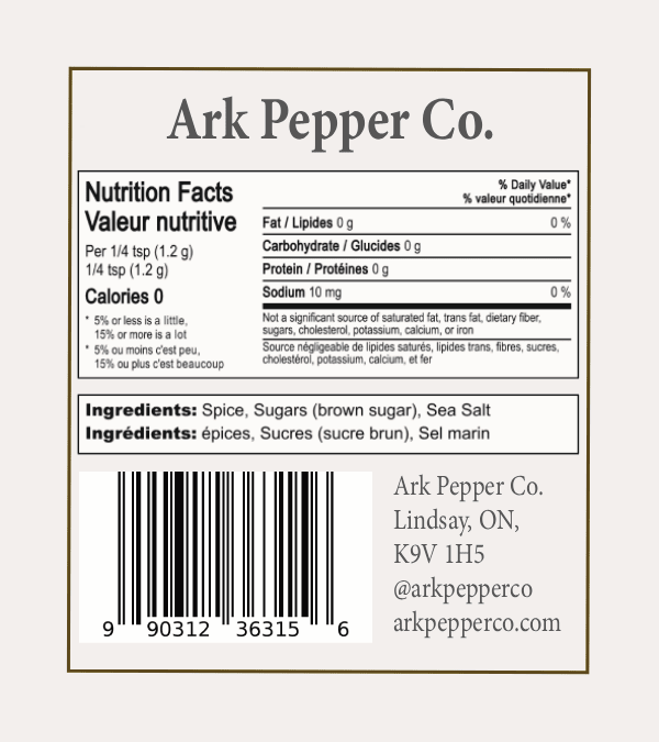 Smoked Brown SugarSeasoningArk Pepper Co.