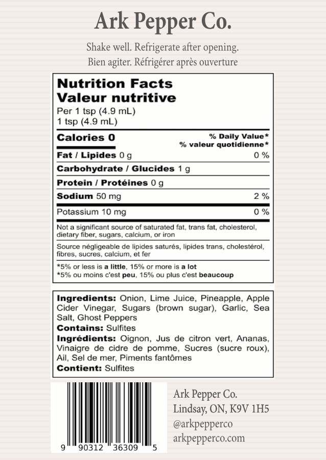 Wood Fired PineappleHot SauceArk Pepper Co.